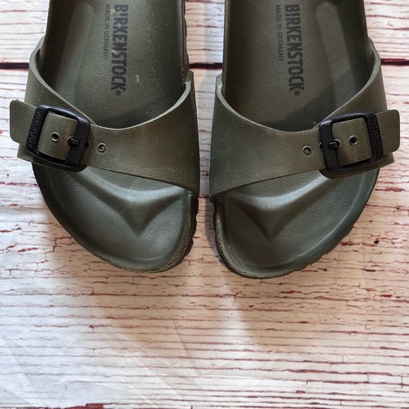 Birkenstock Madrid Essentials Eva Sandals in Khaki Sz 36 Sz 5-5-5 - Picture 10 of 16